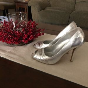 Silver heels